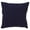 Midnight Blue, variant on SARO 13049.PU20S 20 in. Plissement Square Fringed Design Down Filled Linen Pillow - Purple
