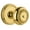 Lifetime Brass, variant on Grandeur 814329 Georgetown Solid Brass Rose Privacy Knob Set - Brass