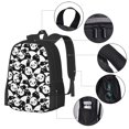 thumbnail image 2 of Balery Seamless Pattern Cute Panda Mochila para hombre y mujer - Tela Oxford 600D resistente - Gran capacidad, resistente al agua, ideal para la escuela, viajes y senderismo, 2 of 6