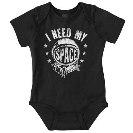 I Need My Space Star Astronaut Romper Boys or Girls Infant Baby Brisco Brands 18M