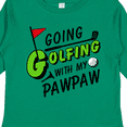 thumbnail image 4 of Inktastic Going Golfing with My Pawpaw- Kids Golf Boys or Girls Long Sleeve Toddler T-Shirt, 4 of 5