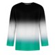 thumbnail image 3 of Men's Solid Color Round Neck Three Quarter Sleeve Top T-shirt XL, 3 of 4
