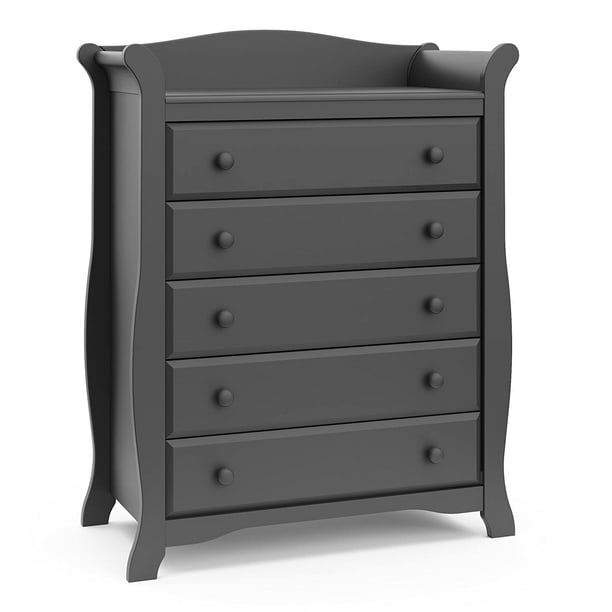 Good Home Storkcraft Avalon 6 Drawer Double Dresser (Black) Dresser