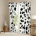 thumbnail image 3 of Manfei Cow Print Boy Girl Curtains Pack of 2 (42x84 Each),Black White Curtains Blackout,Farmhouse Animal Bedroom Curtains,Microfiber Bedroom Decor, 3 of 6