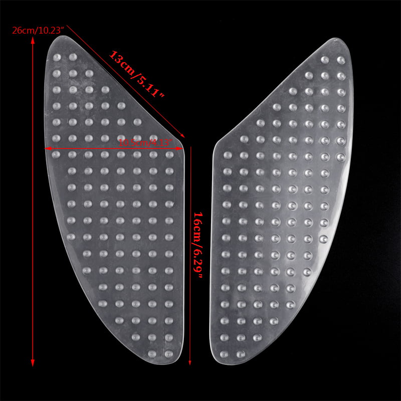 Gas Tank Pad Traction Side Knee Grips Decal Protector Yamaha YZF R1 04 05 06 