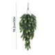 thumbnail image 3 of Adornos navideños de plástico para colgar en la pared, enredaderas navideñas de 76 cm, estilo retro invernal, con agujas de pino artificiales, corona colgante de plantas verdes para chimeneas de exter, 3 of 6