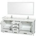 thumbnail image 7 of Wyndham Collection Wcs141480d-Vca-M70 Sheffield 80" Free Standing Double Basin Vanity Set, 7 of 7
