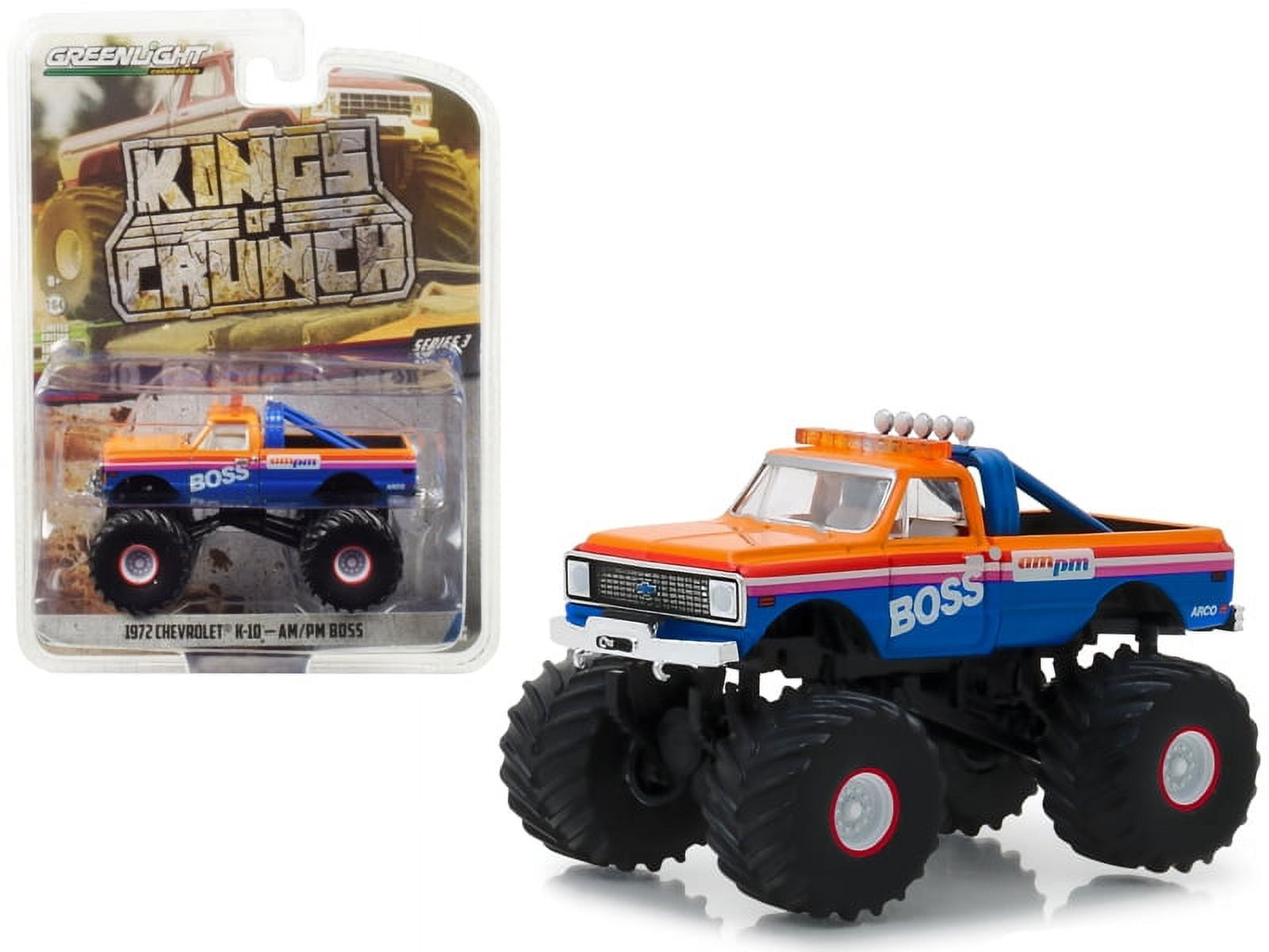 Greenlight 1972 Chevrolet K-10 Monster Truck AM PM Boss 1/64