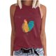 thumbnail image 1 of Moda Casual mujer sin mangas impreso damas cuello redondo Tank Tops chaleco camiseta Fridja  gh4648, 1 of 9