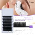 thumbnail image 4 of Eyelash Extensions C Curl Classic Lashes Soft Matte Dark Professional Eyelashes Extension Salon Use, 4 of 6