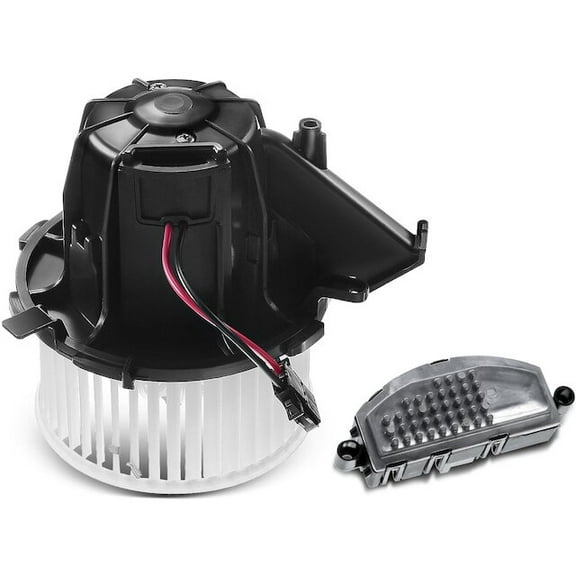 Front HVAC Blower Motor and Resistor Kit 2 - Compatible with 2009, 2011 - 2012 Audi Q5 - Autopart Premium