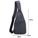 thumbnail image 2 of Bolso bandolera, bolso personal con bolsillo cruzado antirrobo, mochila de viaje ligera, 2 of 6