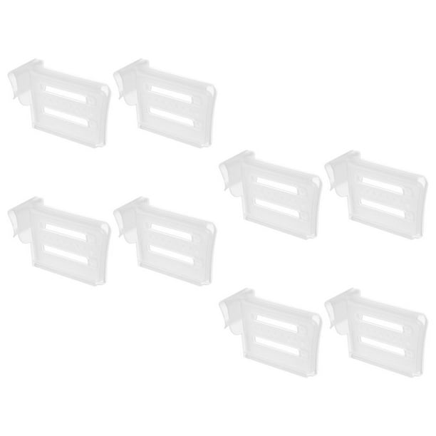 FUTUREORYY 8Ud Separadores Transparentes Para Puerta De Refrigerador Organizador Ajustable Y Resistente