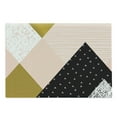 thumbnail image 1 of Geometric Cutting Board, Abstract Composition Hand Drawn Vintage Texture Dots Lines Triangles Modern Art, Decorative Tempered Glass Cutting and Serving Board, Large Size, Multicolor, by Ambesonne, 1 of 1