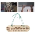 thumbnail image 1 of Fortalecedor de los dedos de la escalada Tablero de madera colgante de roca Tablero de entrenamiento de los dedos de los dedos para escaladores para, 1 of 8