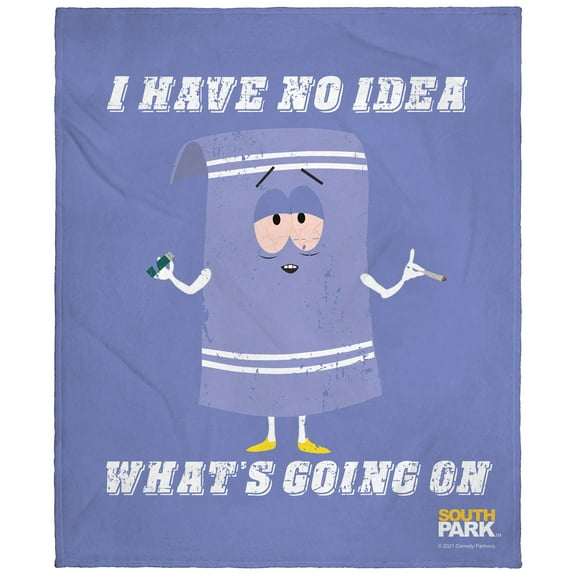 South Park Towelie What's Going On Silk Touch Plush Throw Blanket