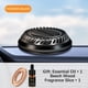 thumbnail image 2 of Difusor de aromaterapia solar para coche con virutas de madera y aceite esencial | Rotación automática, fragancia duradera para coche, hogar y oficina | Adhesivo trasero, ambientador natural, set de, 2 of 2