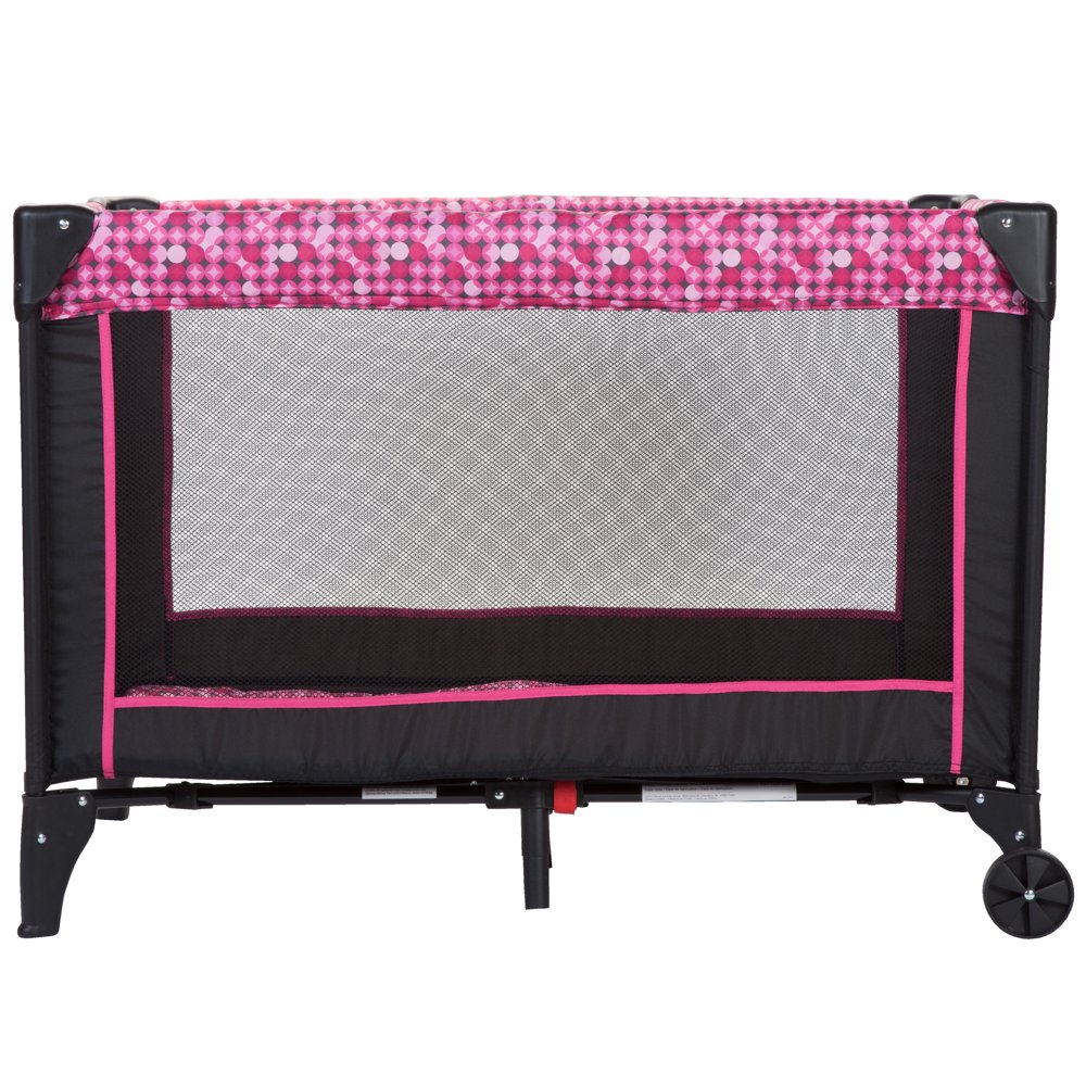 Cosco Funsport® Portable Compact Baby Play Yard, Disco Ball Berry