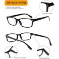 thumbnail image 3 of HAHDAXIA Lot de 4 Lunettes de Lecture pour Femmes/hommes Charnières à Ressort Lunettes de Lecture Lunettes Légères, 3 of 6