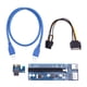 thumbnail image 1 of Cable de extensión de gráficos PCI-e 1x a 16x de 60 cm para minería USB 3.0 de 8 pines, 1 of 1