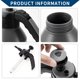 thumbnail image 5 of Botellas de Spray de Limpieza Unique Bargains Botellas de Spray Exteriores con Boquilla Ajustable para Plantas de Interior y Exterior y Limpieza Plástico Metal Ajustable 2L 1 Pc Gris, 5 of 6