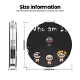thumbnail image 3 of Pofeuu The Binding of Isaac for Portable Pocket Makeup Mirror PU Cover Compact Travel Mirror with Normal and Magnifying Double Sided Glass-Round Shape, 3 of 9