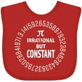 thumbnail image 3 of Inktastic Irrational but Constant- Pi Day Boys or Girls Baby Bib, 3 of 4