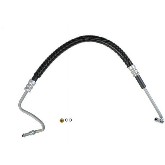 Pump To Hydroboost Power Steering Pressure Line Hose Assembly - Compatible with 2001 - 2010 GMC Sierra 2500 HD 2002 2003 2004 2005 2006 2007 2008 2009