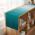 thumbnail image 6 of Table Runners 70 Inches Long Dress Scarves, Teal Ombre Farmhouse Coffee/Dining/Kitchen Table Decor, Holiday Table Runner, Contemporary Gradient Abstract Art 13x70 Inch, 6 of 9