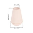thumbnail image 2 of Unique Bargains Bell End Stopper, Cord Rope Lock for Drawstring Bag, Light Pink 50 Pack, 2 of 5