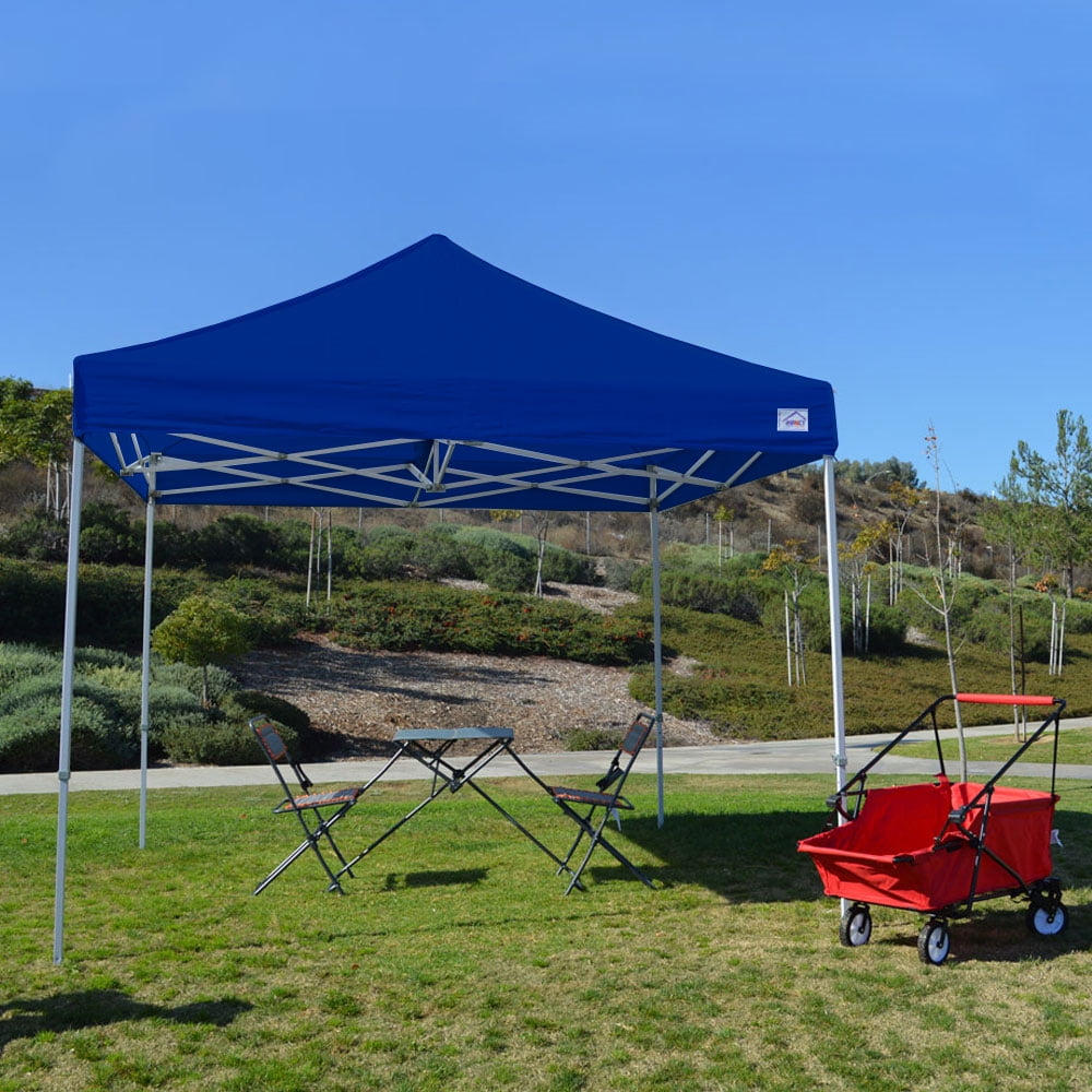 Impact Canopy 10 x 10 Pop Up Canopy Tent, Straight Leg Shelter, Ultra Light Aluminum Frame, UV Coated, Canopy Accessories, White