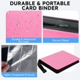 thumbnail image 4 of Carpeta para tarjetas BOMOKS de 1080 cartas, 60 fundas dobles, PU, 4 of 8