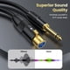 thumbnail image 3 of Cable XLR Hembra A Mono Macho De 6,35 Mm, Duradero, Flexible, 50 Cm De Longitud, Cable De Micrófono Mono Jack De 6,35 Mm, Multiusos Para Amplificadores, 3 of 7