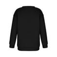 thumbnail image 3 of Cethrio Girls Sweatshirts 2025, Casual Pullover Crew Neck Loose Fit Long Sleeve Tops Black Size 12-13T, 3 of 5