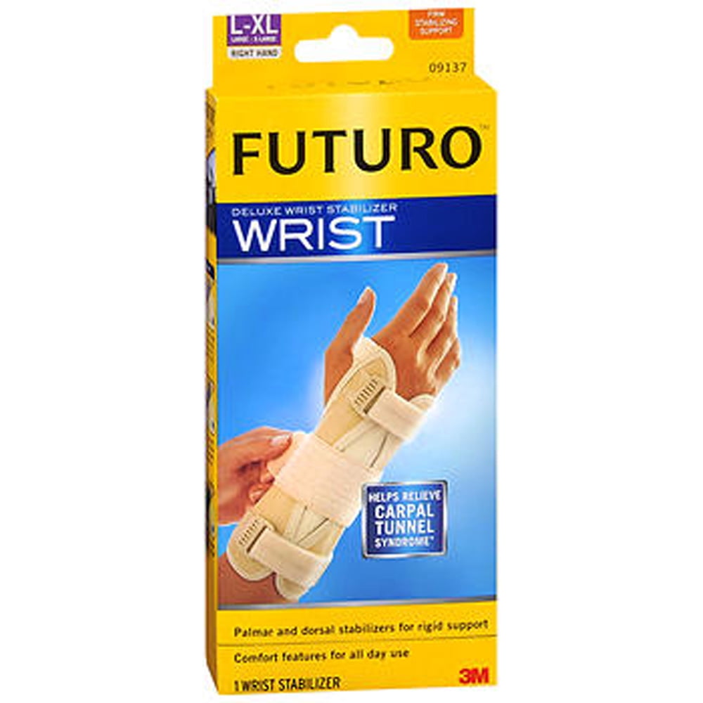 Futuro Wrist LXL Right Hand Firm Stabilizing Support Deluxe Wrist