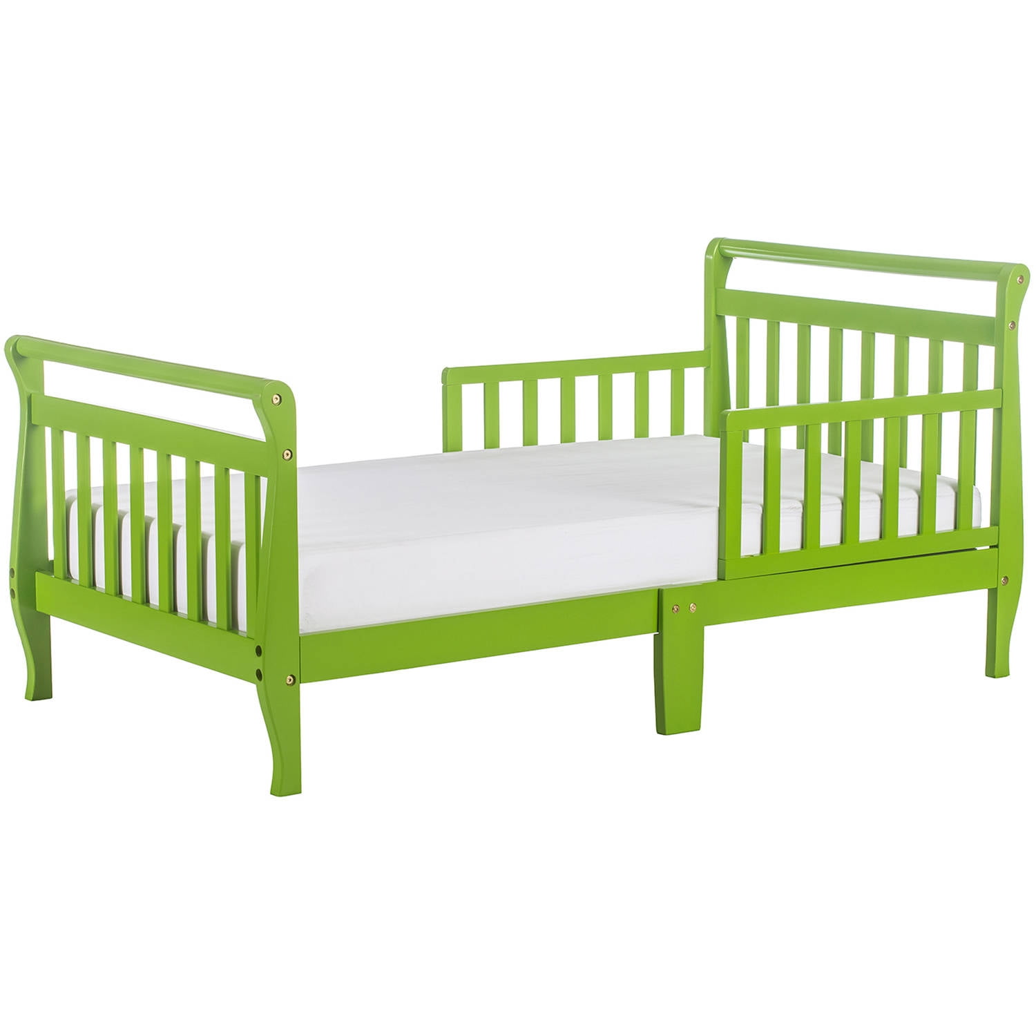 Dream On Me Sleigh Toddler Bed, Lime Green