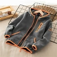 thumbnail image 3 of Efsteb Boy Full Zip Hoodie Jacket Fashion Lightweight Long Sleeve Open Front Sweatshirts with Pockets Hiking Sports Outfits (Gray,7 Years), 3 of 6