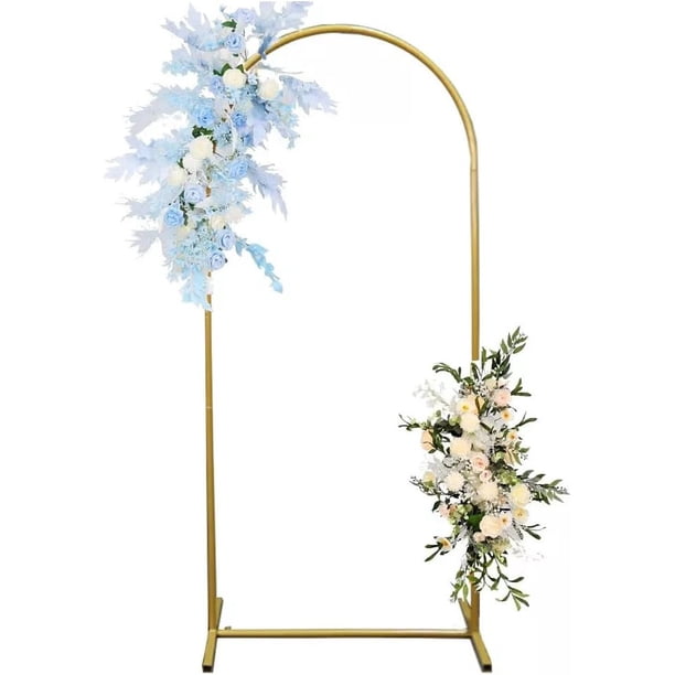 Arco hierro dorado Soporte para globos, Fotografía Fondos, Mampara Para Decoraciones Estructura De Herrería, para Eventos y Fiestas