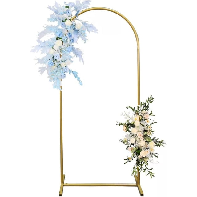 Arco hierro dorado Soporte para globos, Fotografía Fondos, Mampara Para Decoraciones Estructura De Herrería, para Eventos y Fiestas