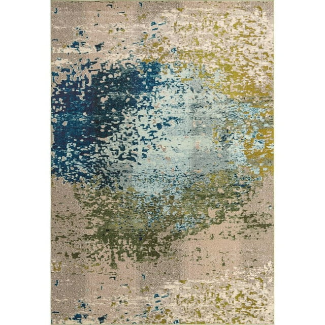 Unique Loom Estrella Tapis de Couleur Claire 10' x 14' Rectangle Bleu/beige