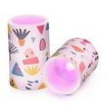 thumbnail image 7 of Yayeee Flameless Candles with Remote Flickering Battery Operated Multi Color Changing, Beige Geometric, 7 of 7