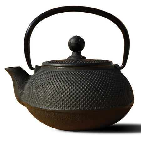 Cast Iron Teapot Trivet - 20 Oz. Matte Black Cast Iron