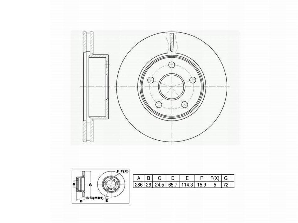 Winstop Brake Rotor, Front WS232148, Ford Explorer 2001-1995