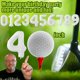 thumbnail image 4 of Globos con números de golf JUANBUDONG de 40 cm para fiesta de cumpleaños infantil, 4 of 7