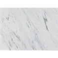 thumbnail image 4 of 46 Inch Coffee Table Faux Marble Surface Silver Finished Geometric Base, 4 of 6