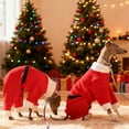 thumbnail image 3 of UOSIA Greyhound Coat Christmas Dog Onesie Clothes Winter Warm Fleece Turtleneck Whippet Jumpsuit, 3 of 6