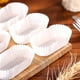 thumbnail image 3 of 1000 moldes ovalados para pastel, pequeños moldes desechables para hornear, moldes de papel con forma de barquito para pasteles y muffins., 3 of 6