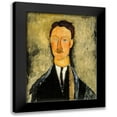 thumbnail image 1 of Modigliani, Amedeo 19x24 Black Modern Framed Museum Art Print Titled - Portrait of the Artist Leopold Survage, 1918, 1 of 5