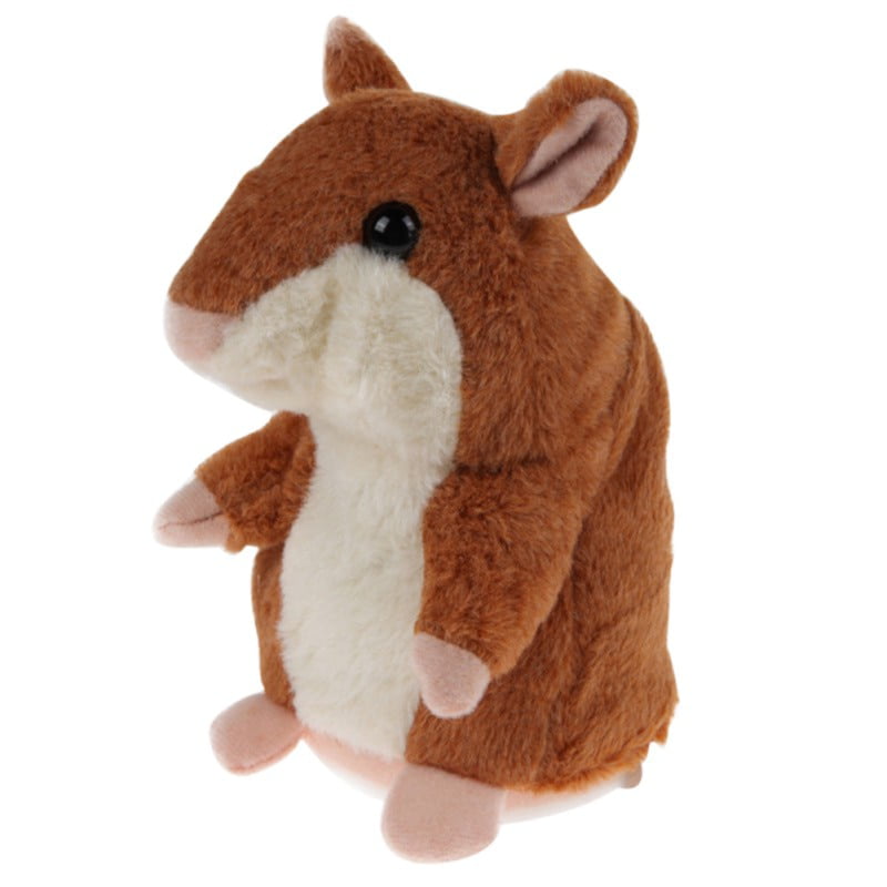 Lovely Speaking Hamster Repeats Electric Doll Children Funny Animal Toy Gift 