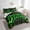 Green and Black, variant on Twin Size Farm Animal Comforter Set with Sheets Cartoon Animals 7 Piece Bedding Set Pink Bed in a Bag Funny Country Theme Bed Set
